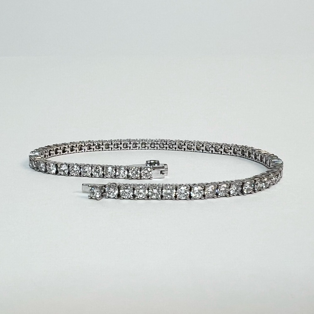 💎 14K 3.5 ctw Lab-Grown Diamond Tennis Bracelet